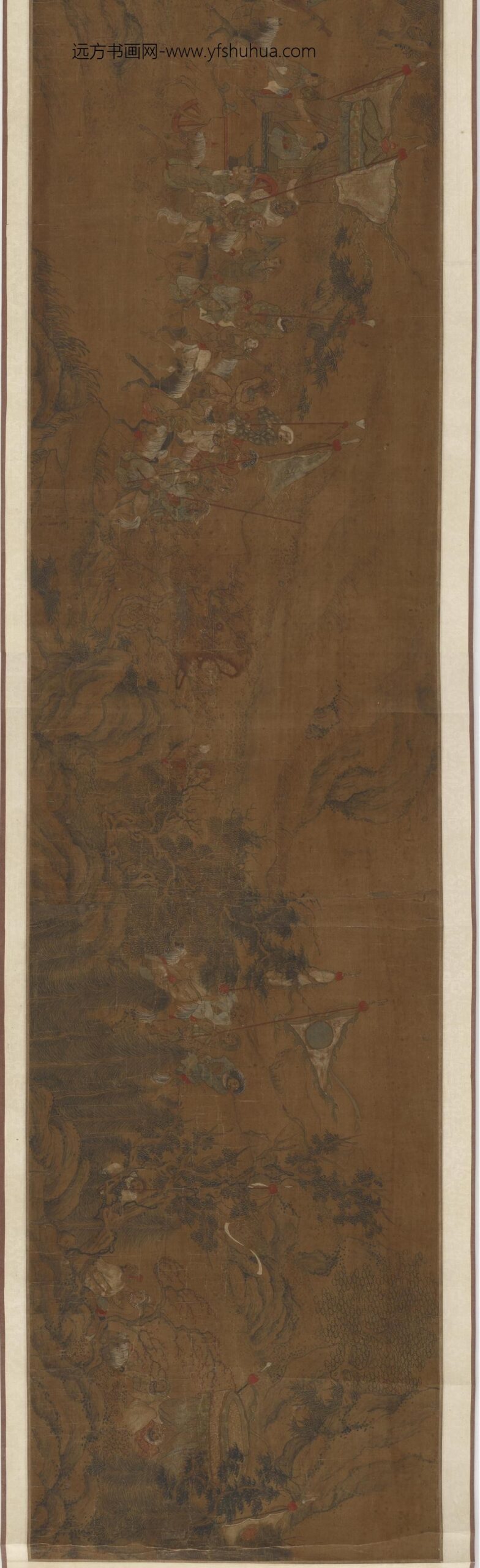 陈居中_蔡文姬归汉图卷（人物手卷）_