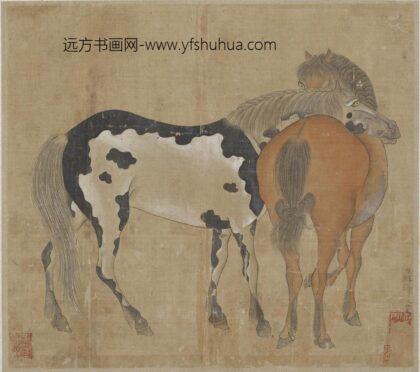韩干 双马图.jpg