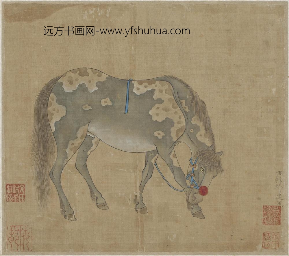 韩干_灰马图