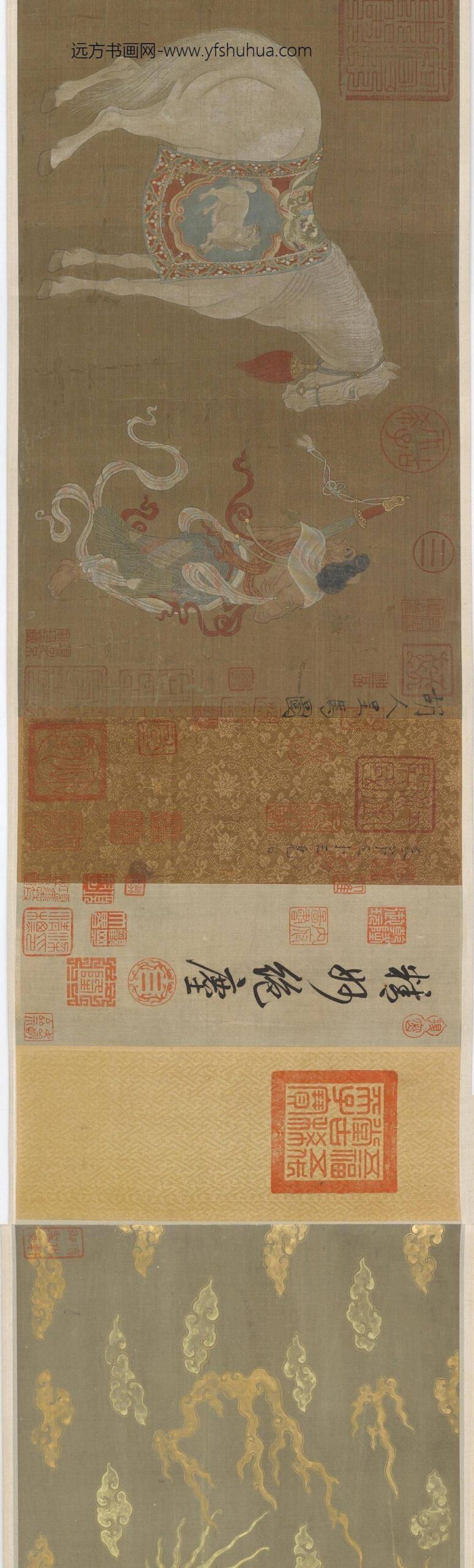 韩干_胡人呈马图卷_