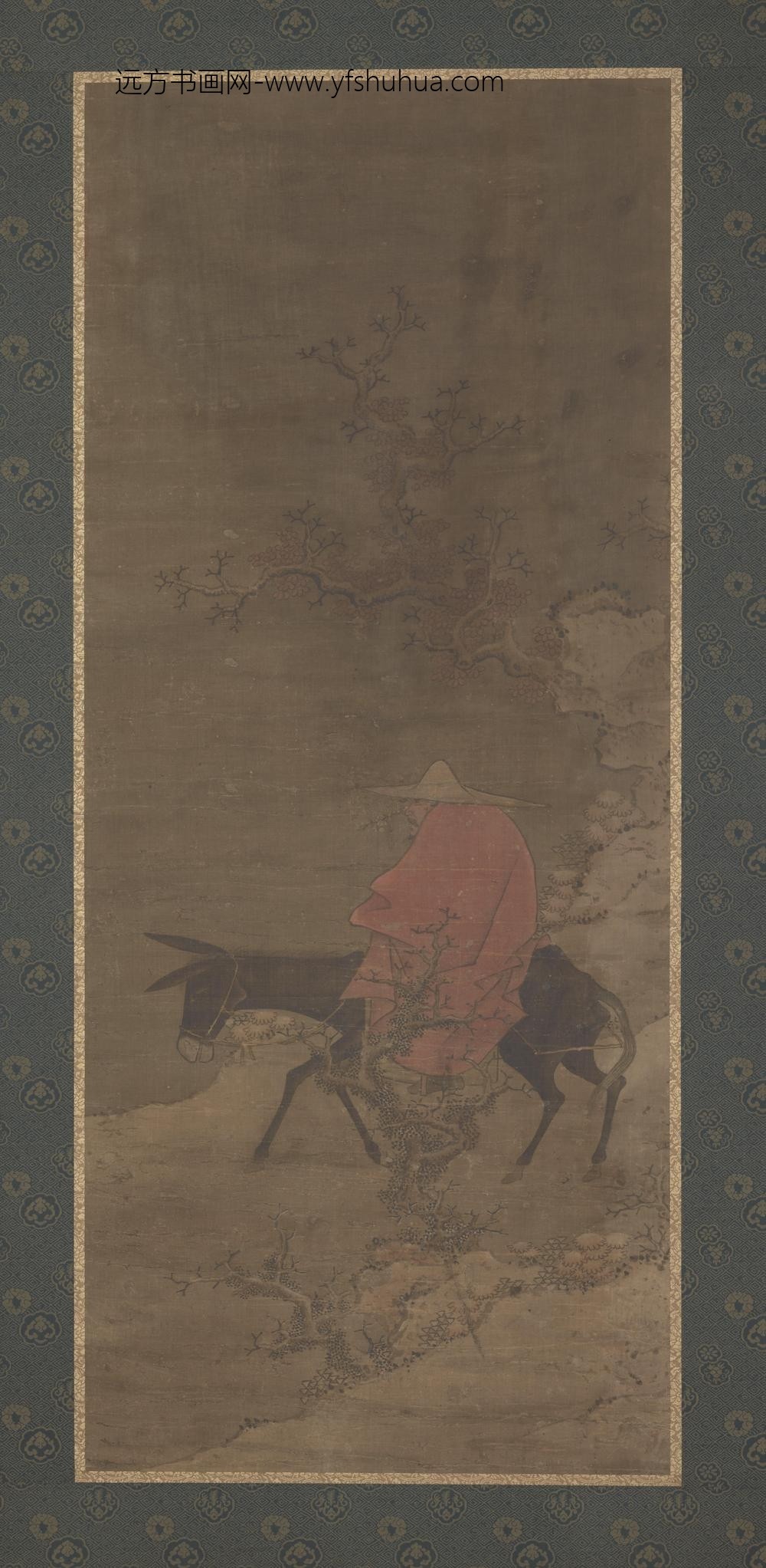 韩滉_踏雪寻梅图
