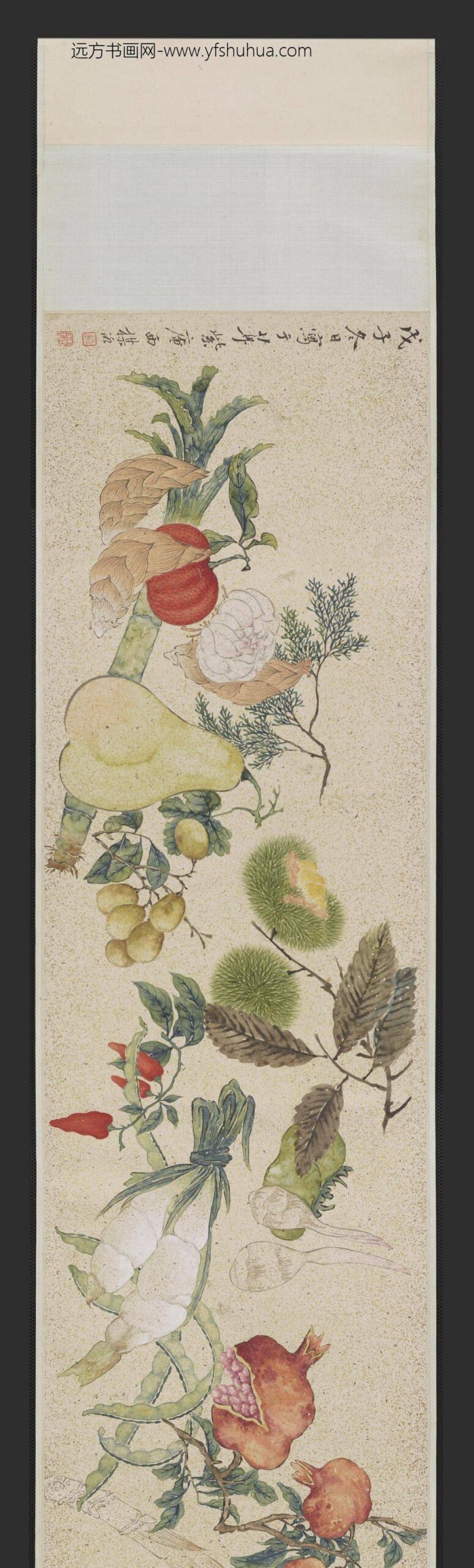顾洛_蔬果图卷_