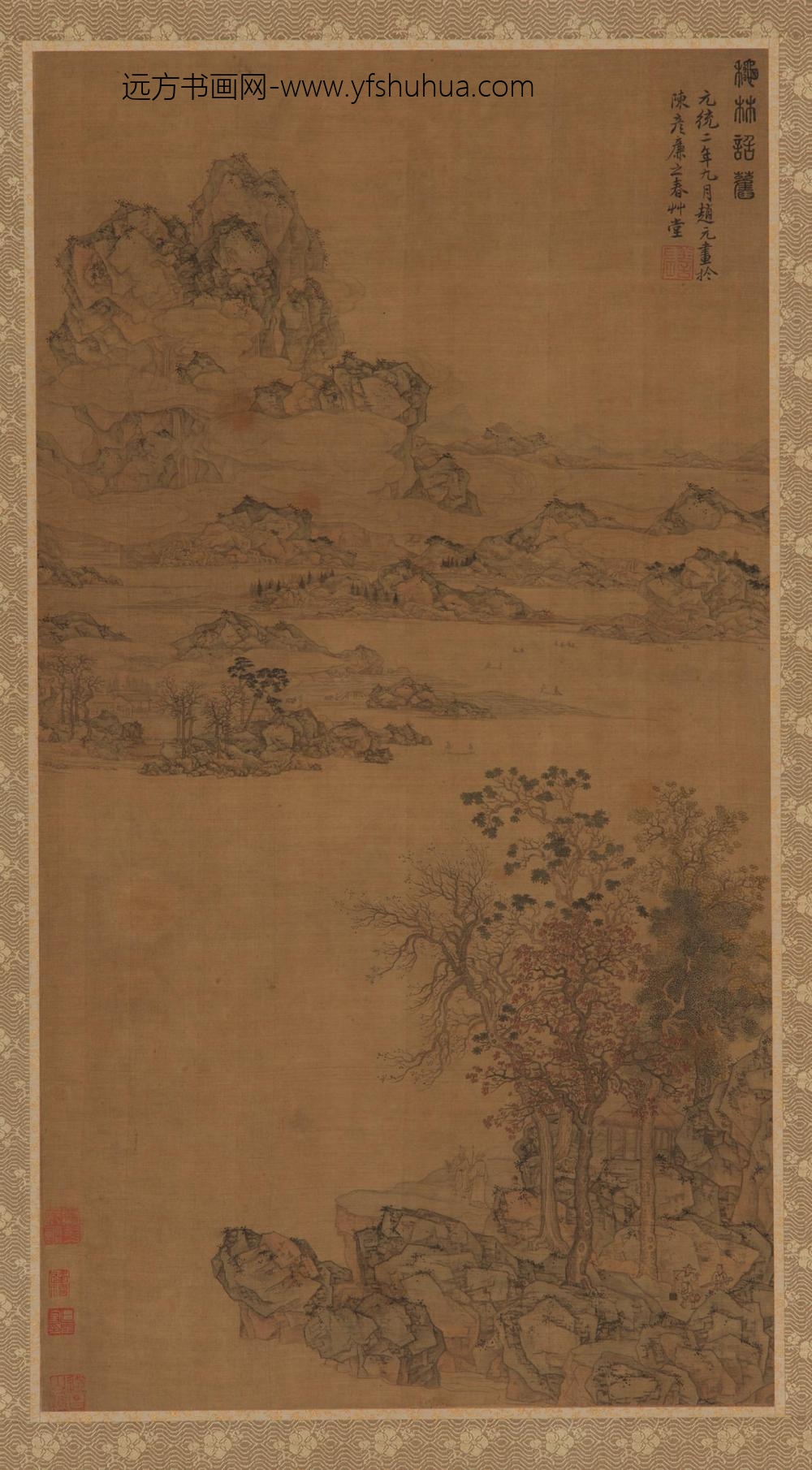 顾符稹_楼林话麓图
