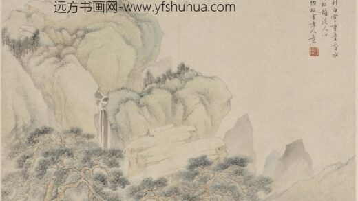 顾逵 仿赵孟頫白云松涛图.jpg
