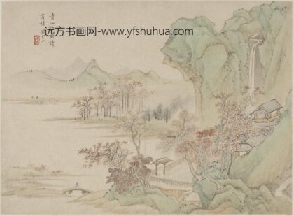 顾逵 仿陆治青山红树图.jpg