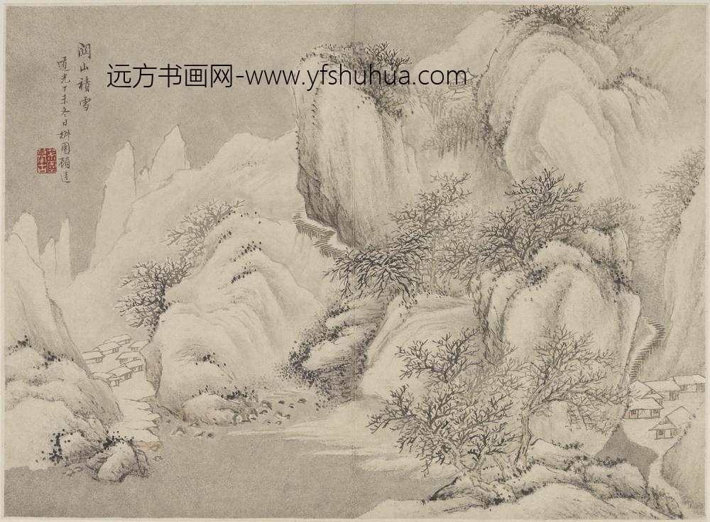 顾逵_关山积雪图
