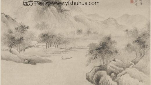 顾逵 风雨归舟图.jpg