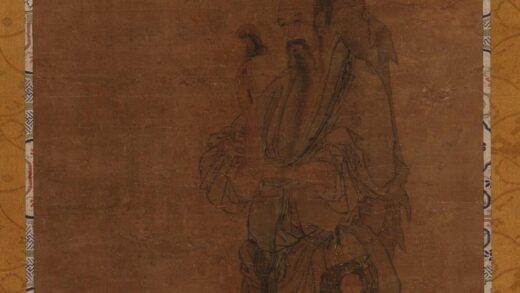 颜德谦 捧芝立士图.jpg