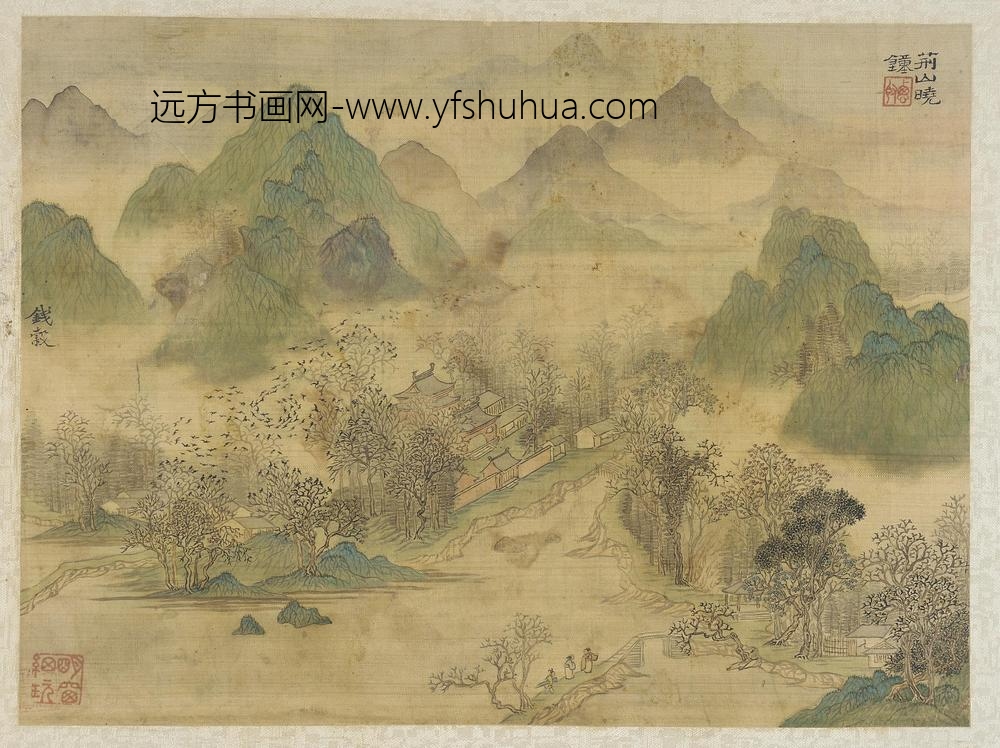马咸_荆山晓钟图