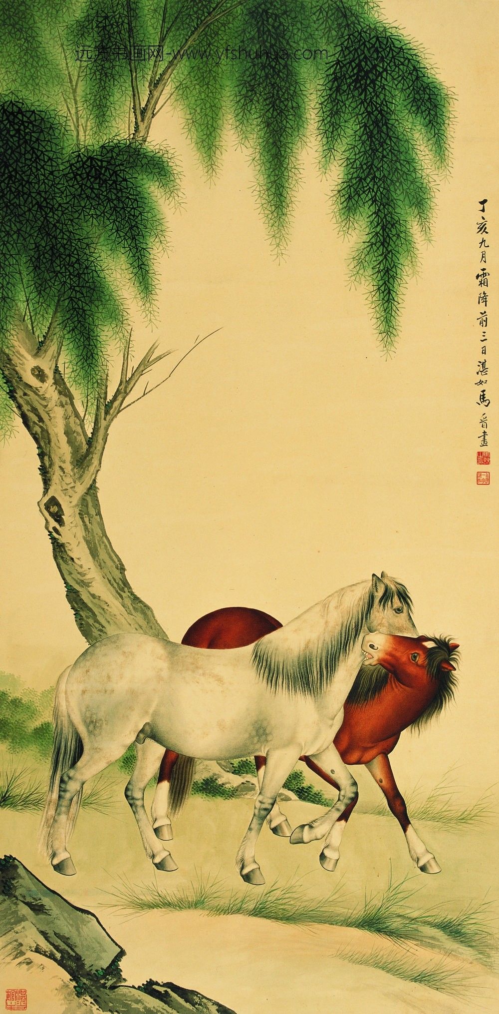 马晋_双马图