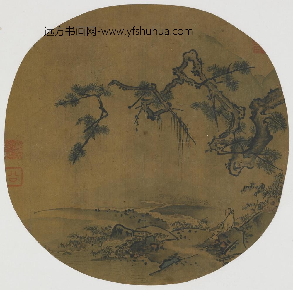马远_松下闲坐图