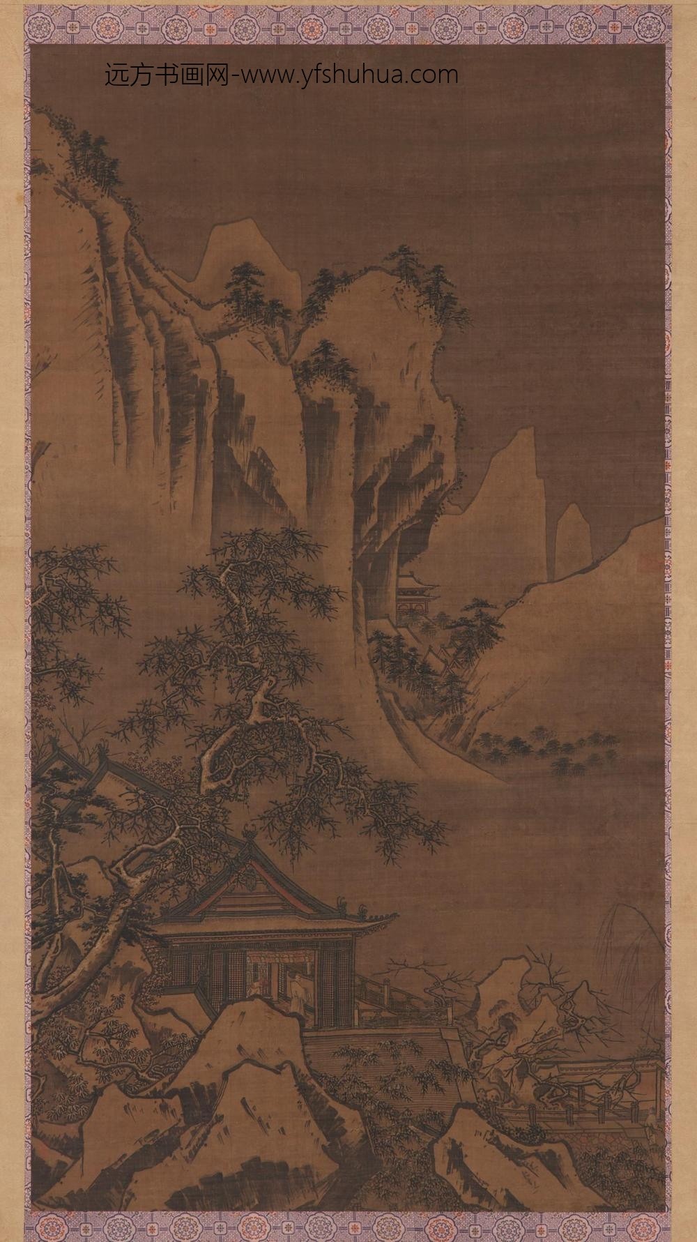 马远_静观冬山图