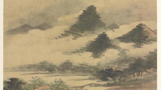 高克恭 云山村居江景图.jpg