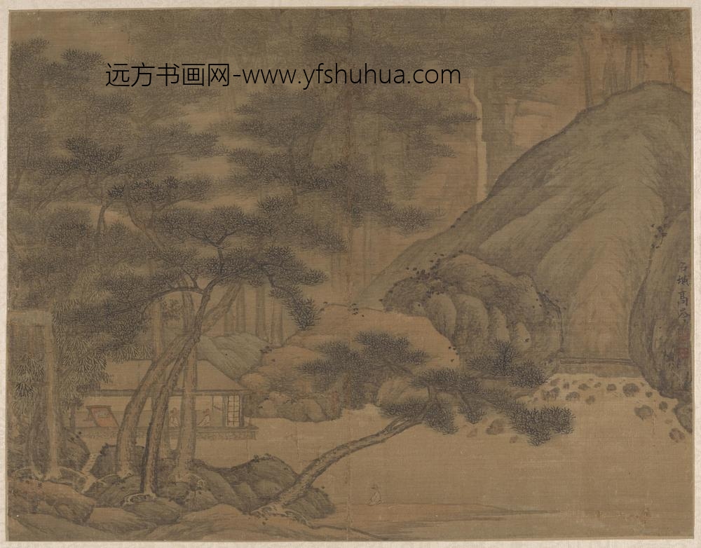 高岑_人物山水图