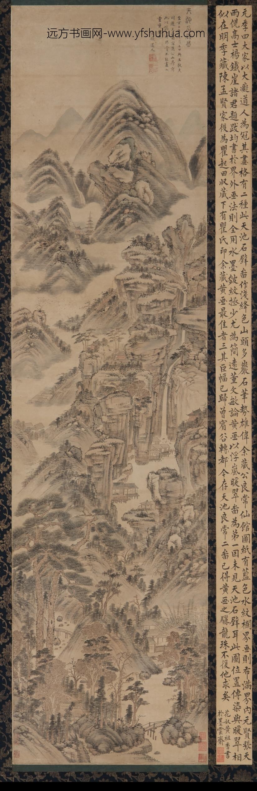 黄公望_天池石壁图