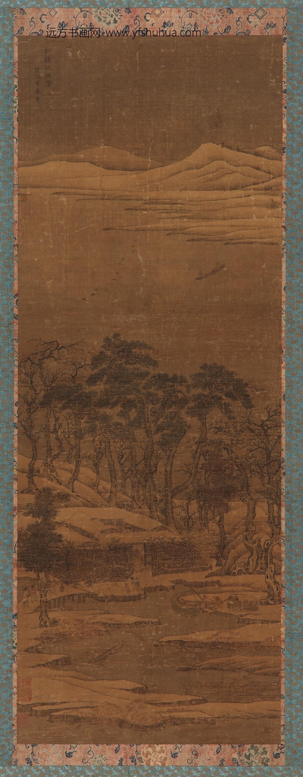黄筌（荃）_松溪欲雨图