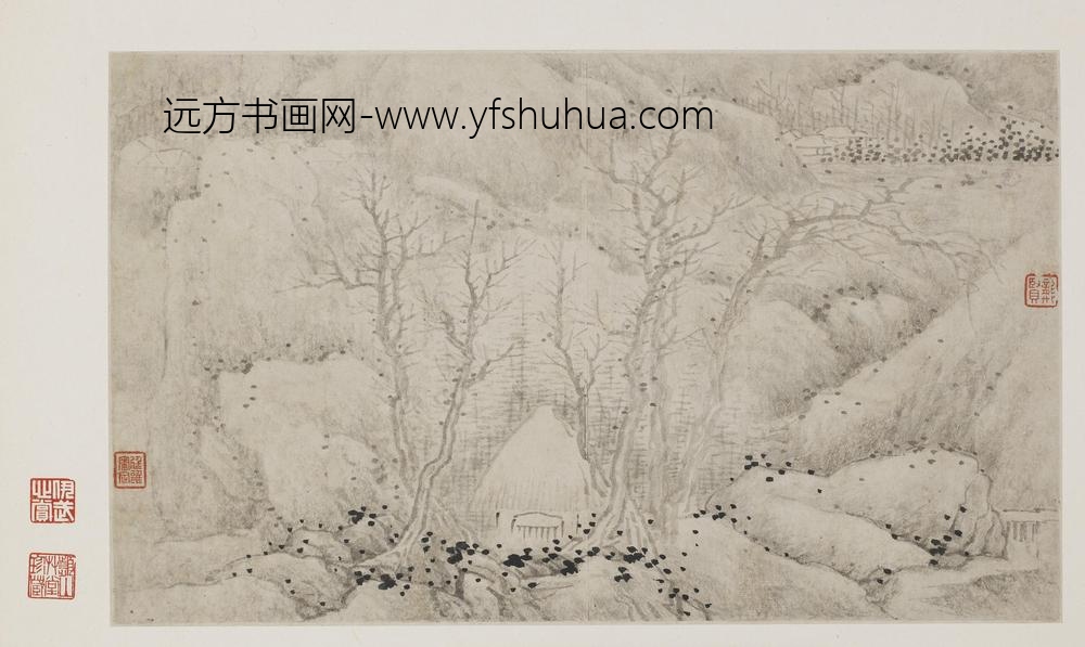 龚贤_雪景山水图