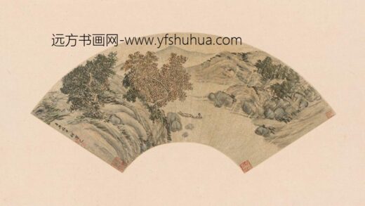 何淳之 山水扇.jpg