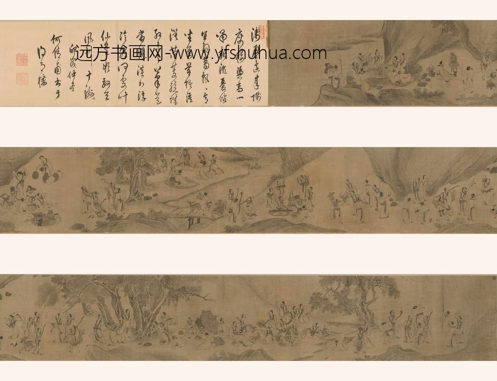 佚名_图卷士人雅集