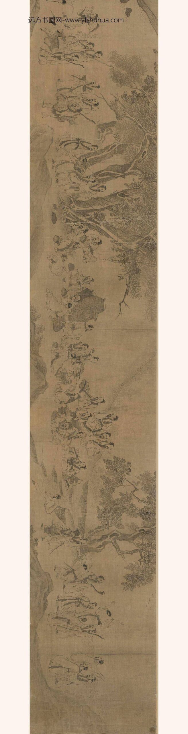 佚名_图卷士人雅集_