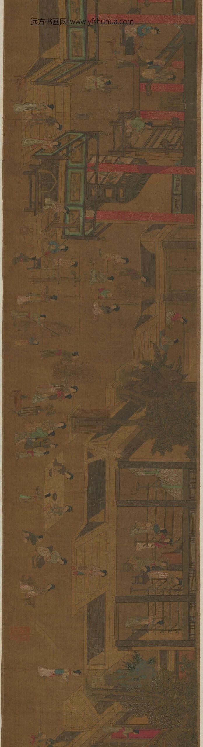 佚名_图卷宫蚕图__