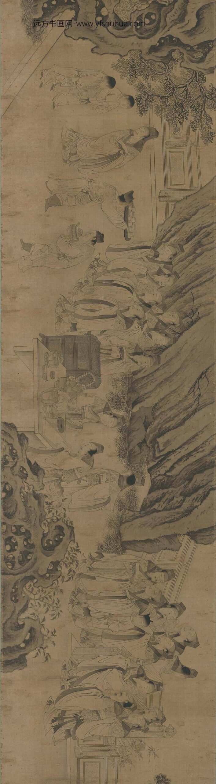 佚名_图卷柏梁台画_