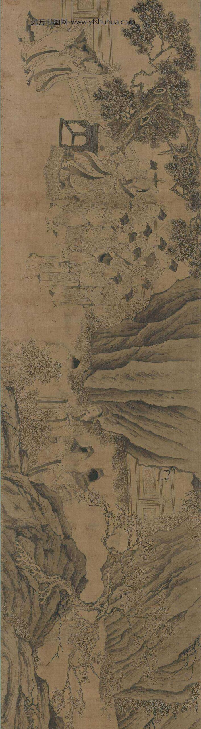 佚名_图卷柏梁台画_