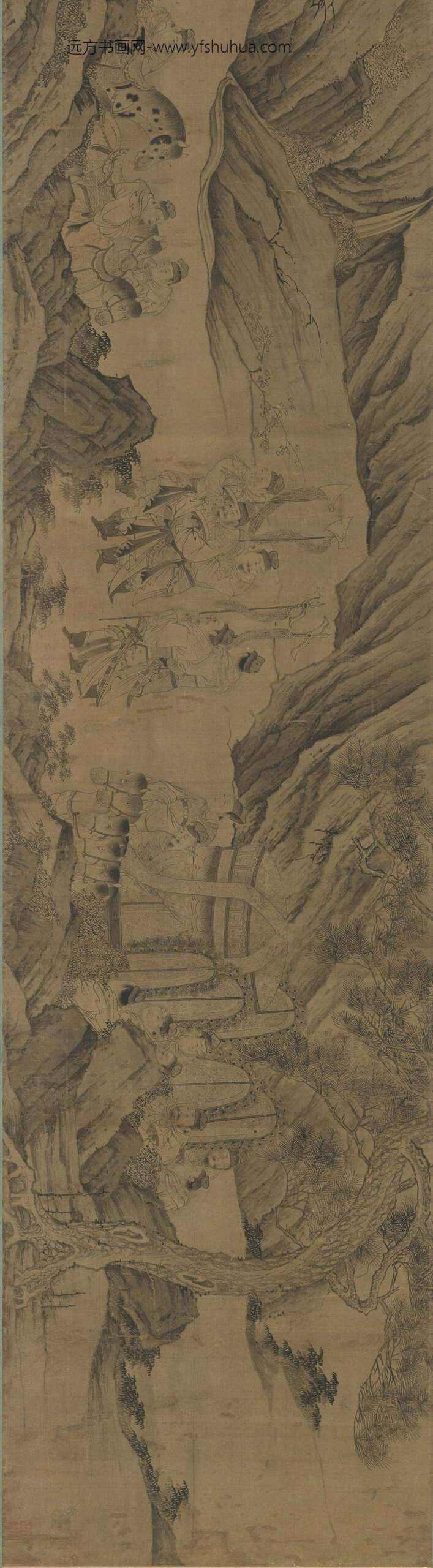 佚名_图卷柏梁台画_