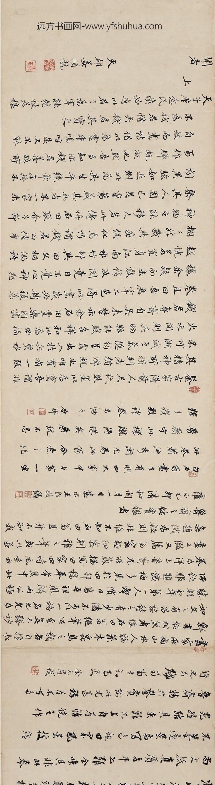 佚名_图卷江南水乡四季__
