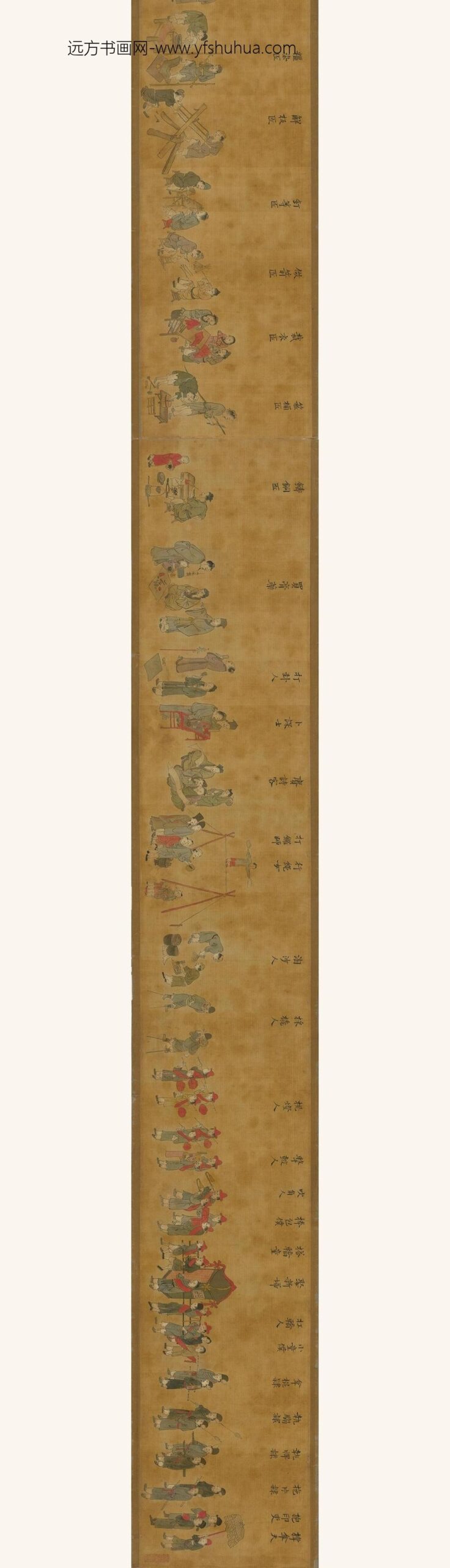 佚名_图卷百工图_