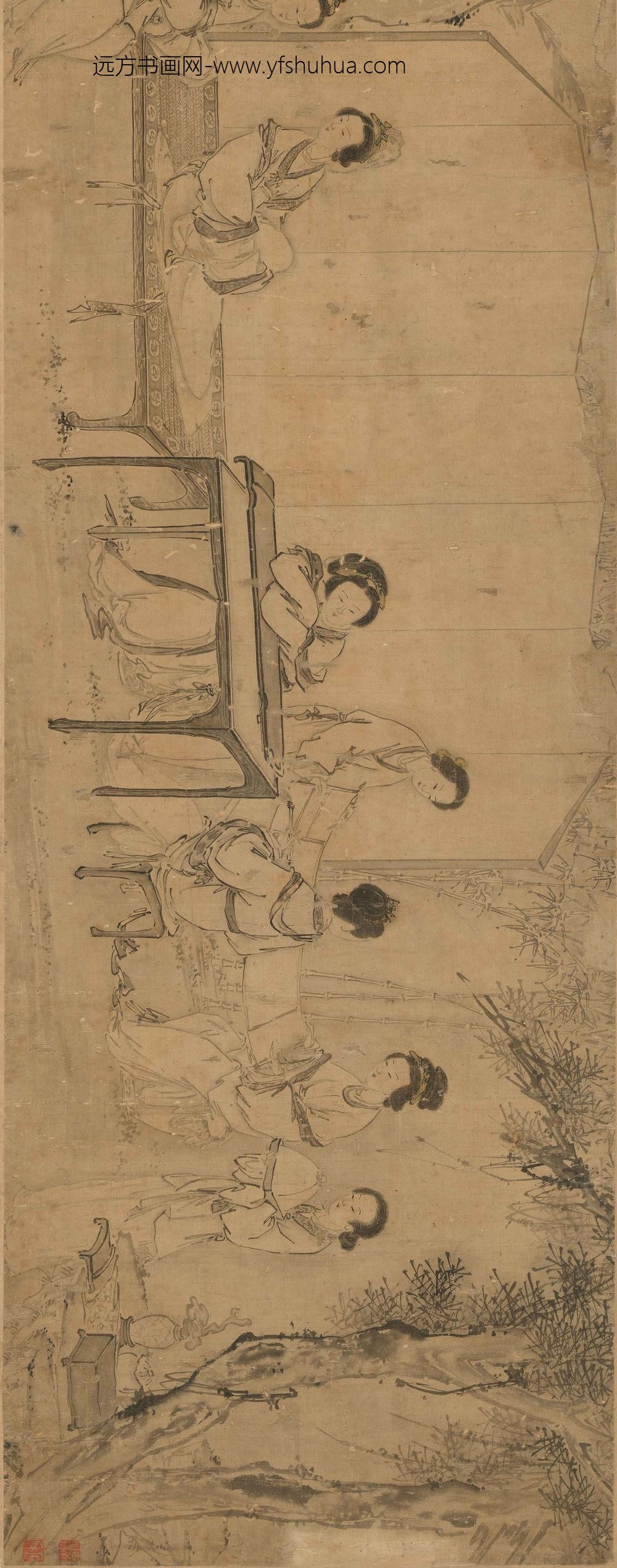 佚名_图卷美人卷__