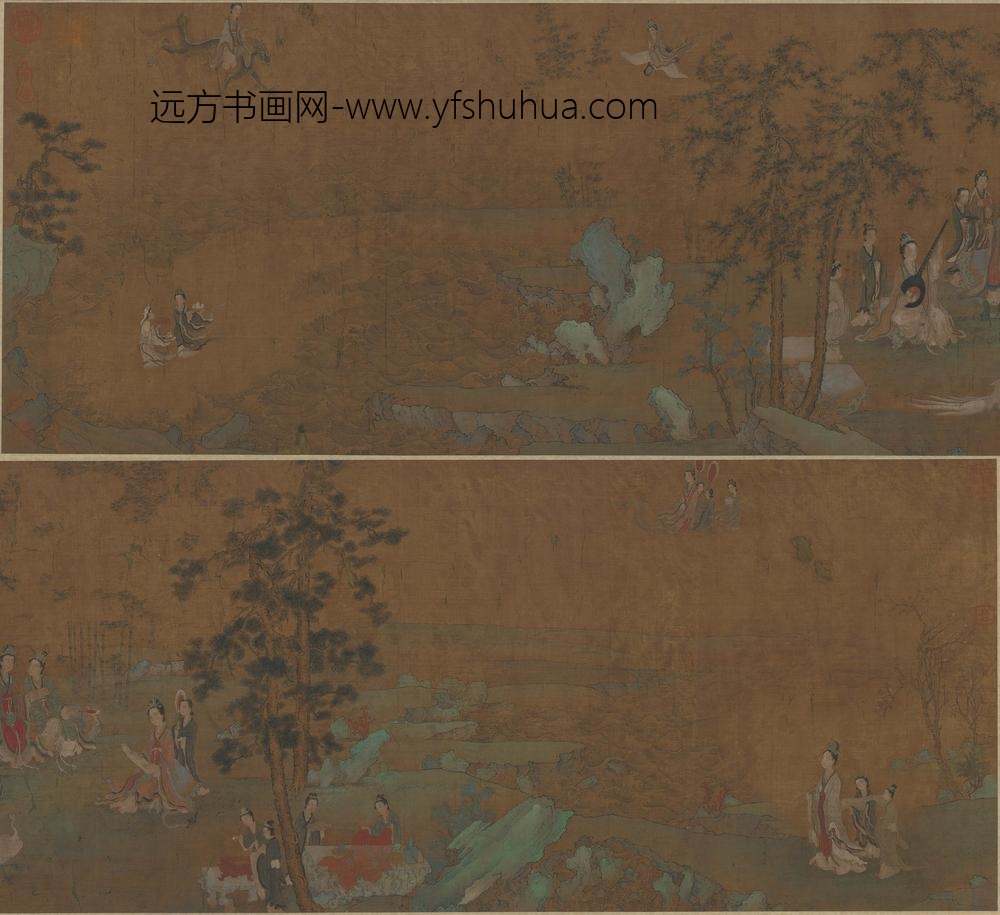 佚名_图卷阆苑女仙