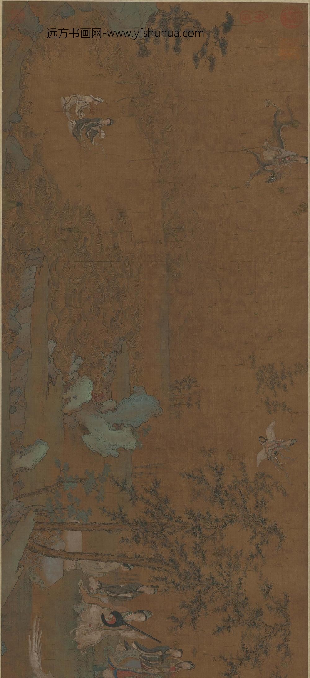 佚名_图卷阆苑女仙_