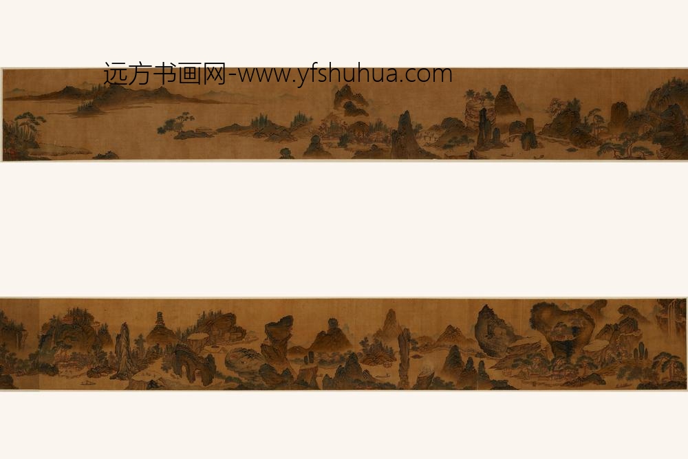 佚名_地图武夷山图卷