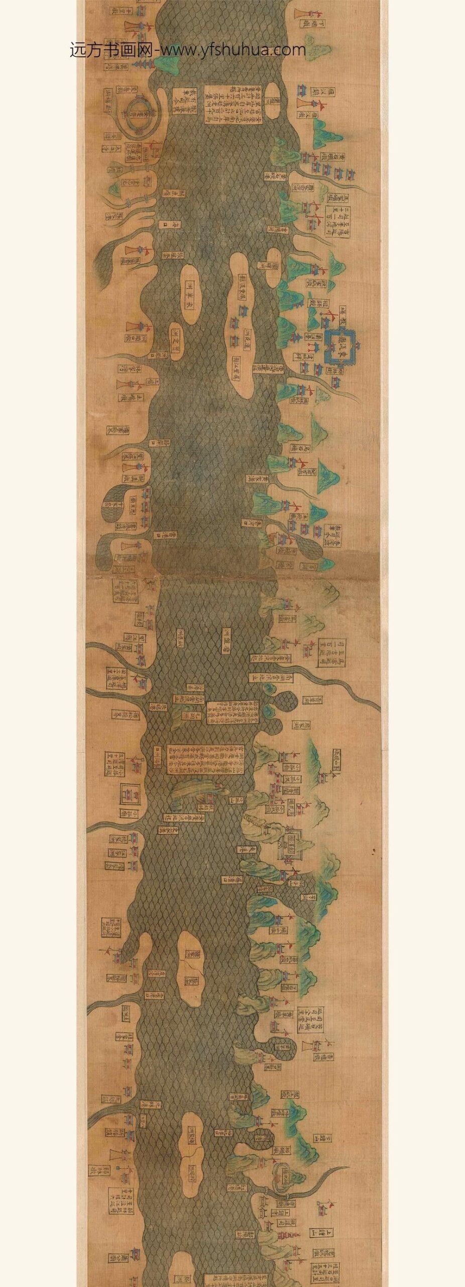 佚名_地图江防海防图长卷__
