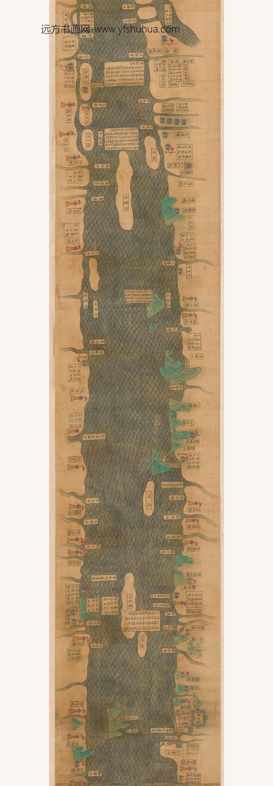 佚名_地图江防海防图长卷__