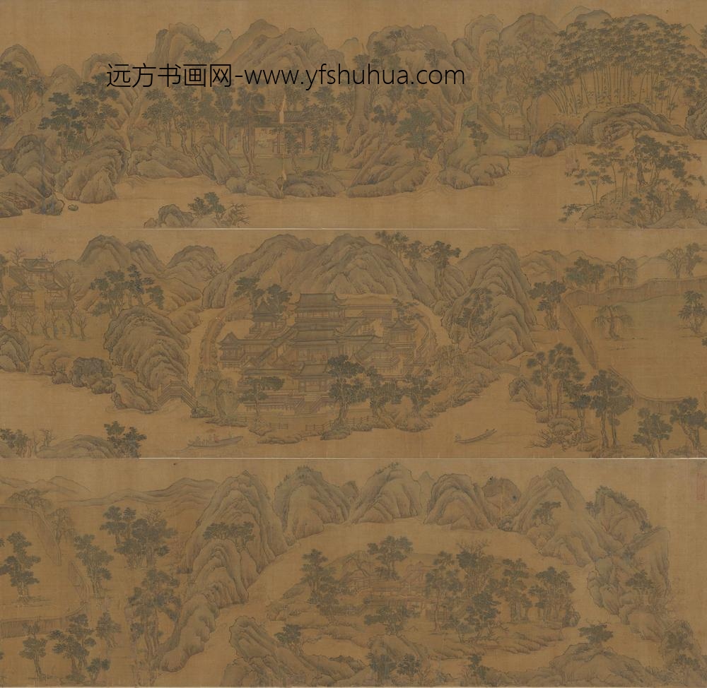 佚名_摹王维辋川图卷_