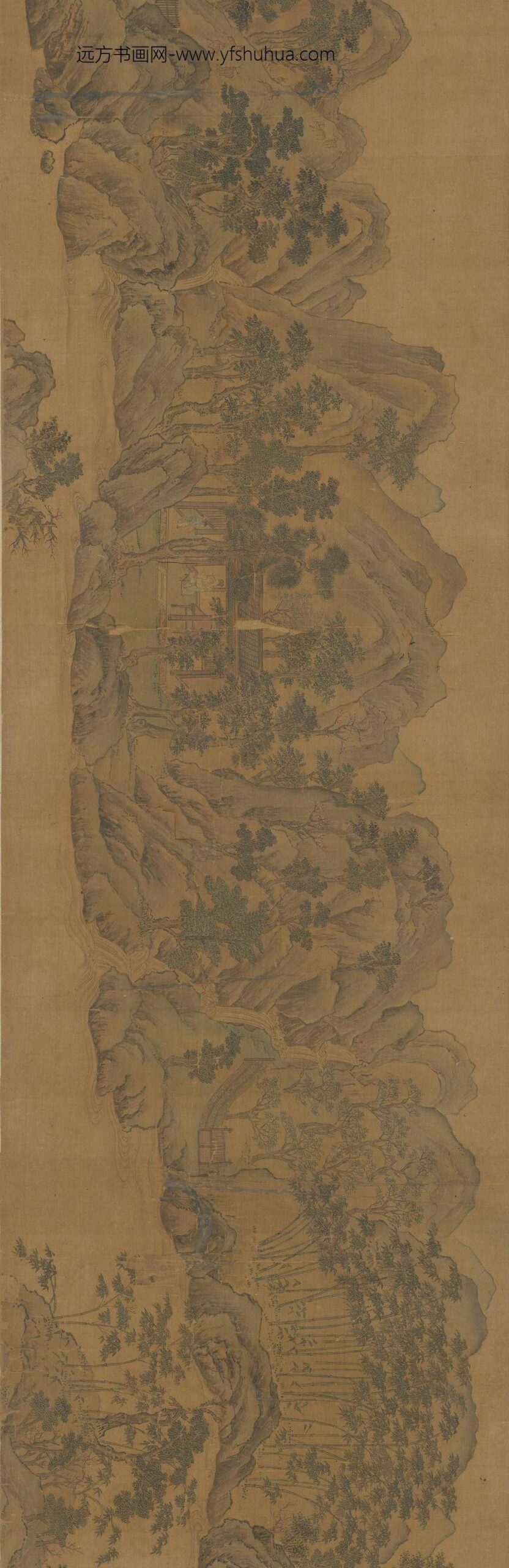 佚名_摹王维辋川图卷__