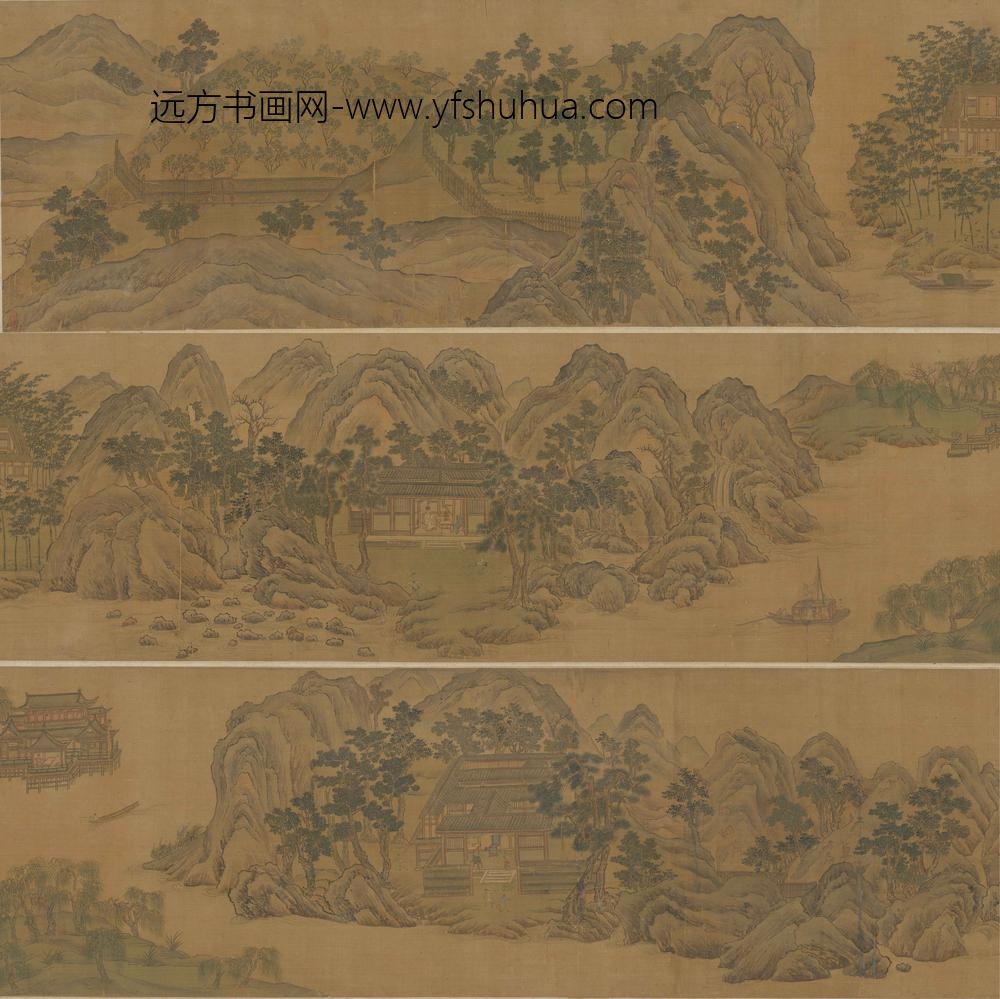 佚名_摹王维辋川图卷_