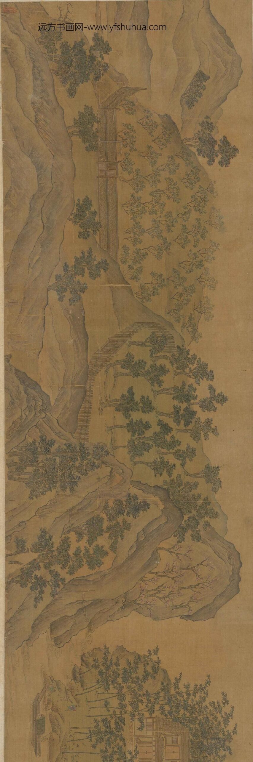 佚名_摹王维辋川图卷__