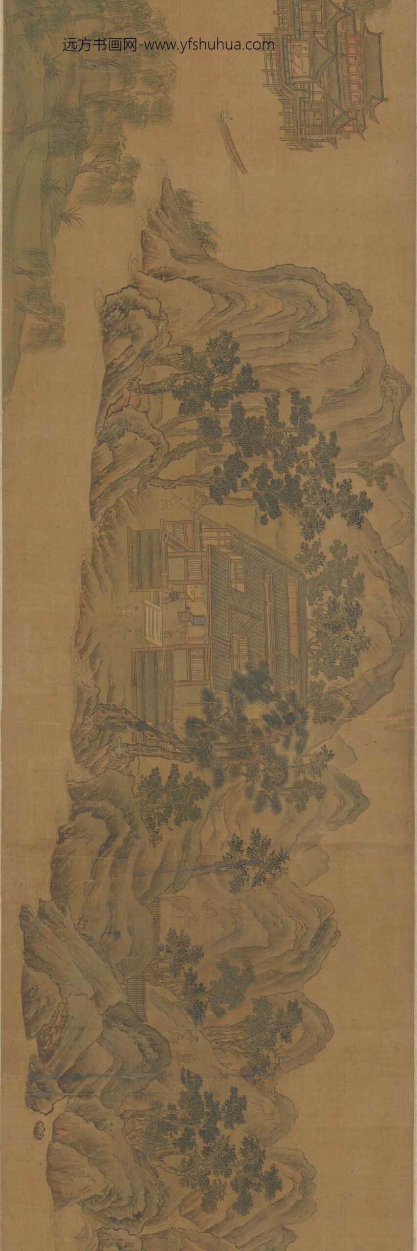 佚名_摹王维辋川图卷__