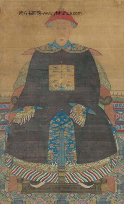 佚名 肖像画家族四人像轴 1.jpg