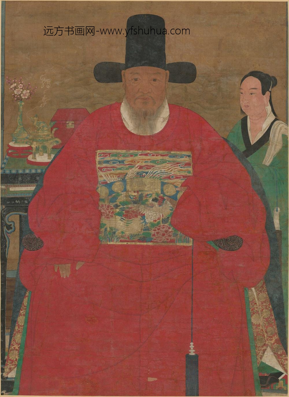 佚名_肖像画明代官像画