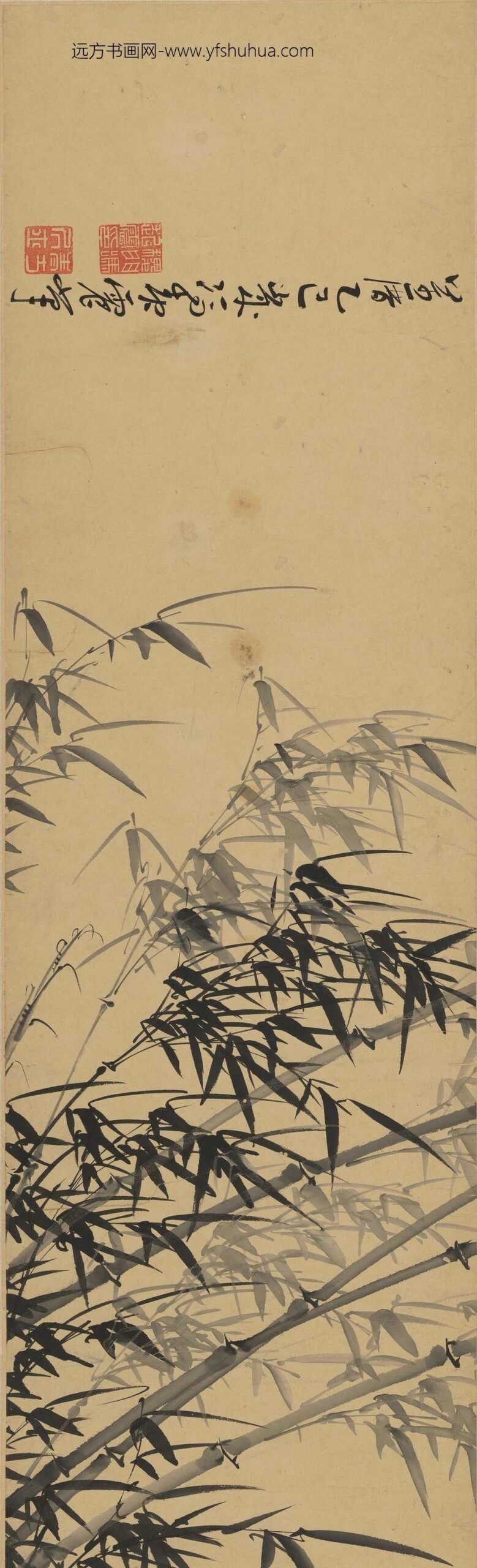 冯起震_墨竹卷__
