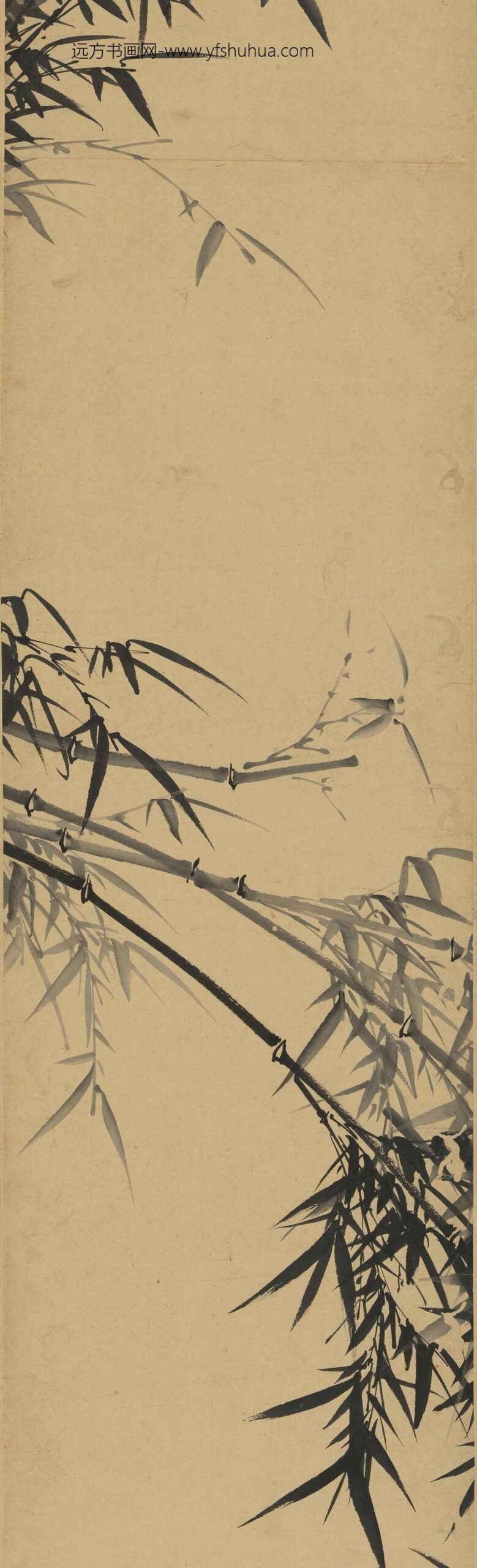 冯起震_墨竹卷__