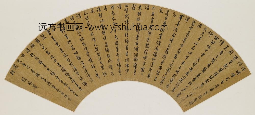 张凤翼_送李公复节还朝扇面