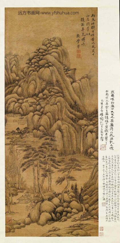 张学曾 仿董源夏日山居图轴.jpg