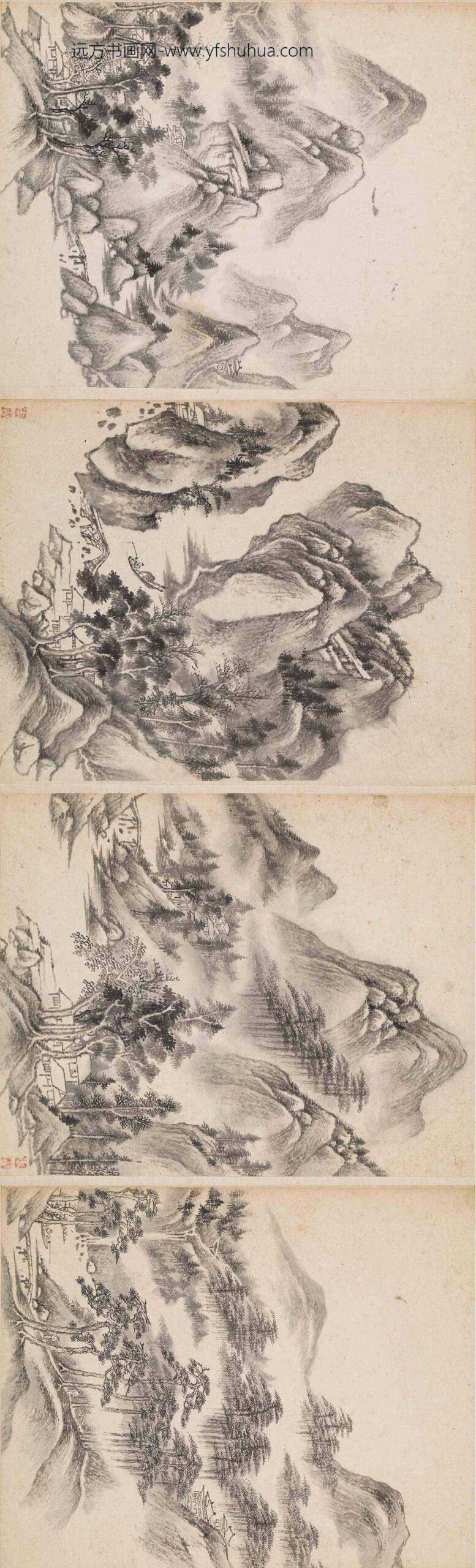 张然_山水册页_