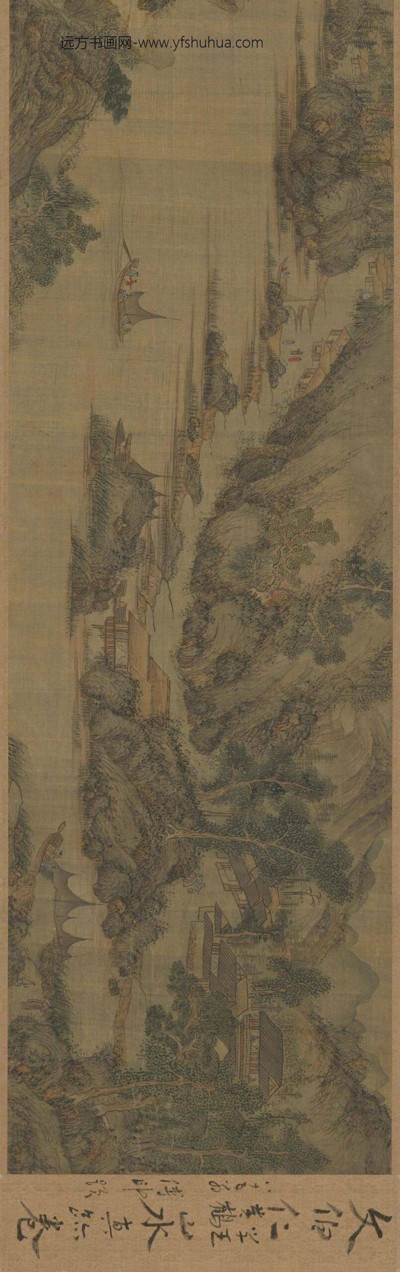 文伯仁_拟王蒙山水__