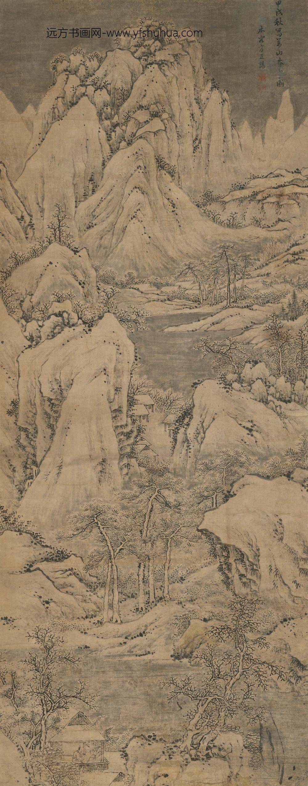 方正阳_万山春雪图
